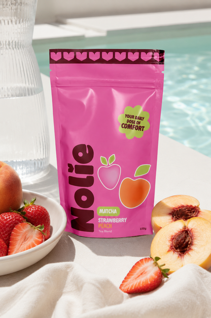 Strawberry Peach Matcha